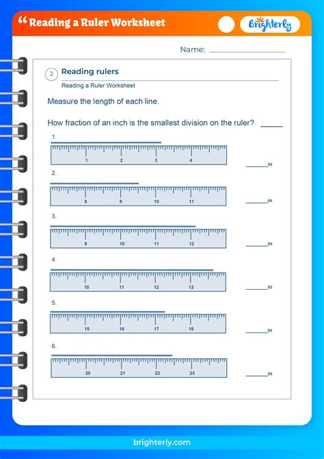 reading a ruler worksheet pdf